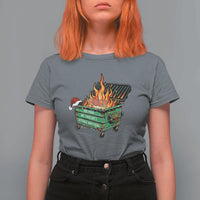 Funny Lil Dumpster Fire 2025 T Shirt For Women The Year We Couldnt Afford Anything - Wonder Print Shop
