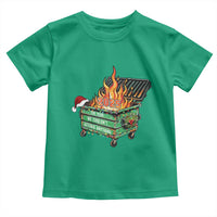 Funny Lil Dumpster Fire 2025 Toddler T Shirt The Year We Couldnt Afford Anything - Wonder Print Shop