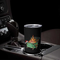 Funny Lil Dumpster Fire 2025 Tumbler Cup The Year We Couldnt Afford Anything - Wonder Print Shop