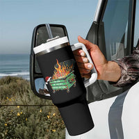 Funny Lil Dumpster Fire 2025 Tumbler With Handle The Year We Couldnt Afford Anything - Wonder Print Shop