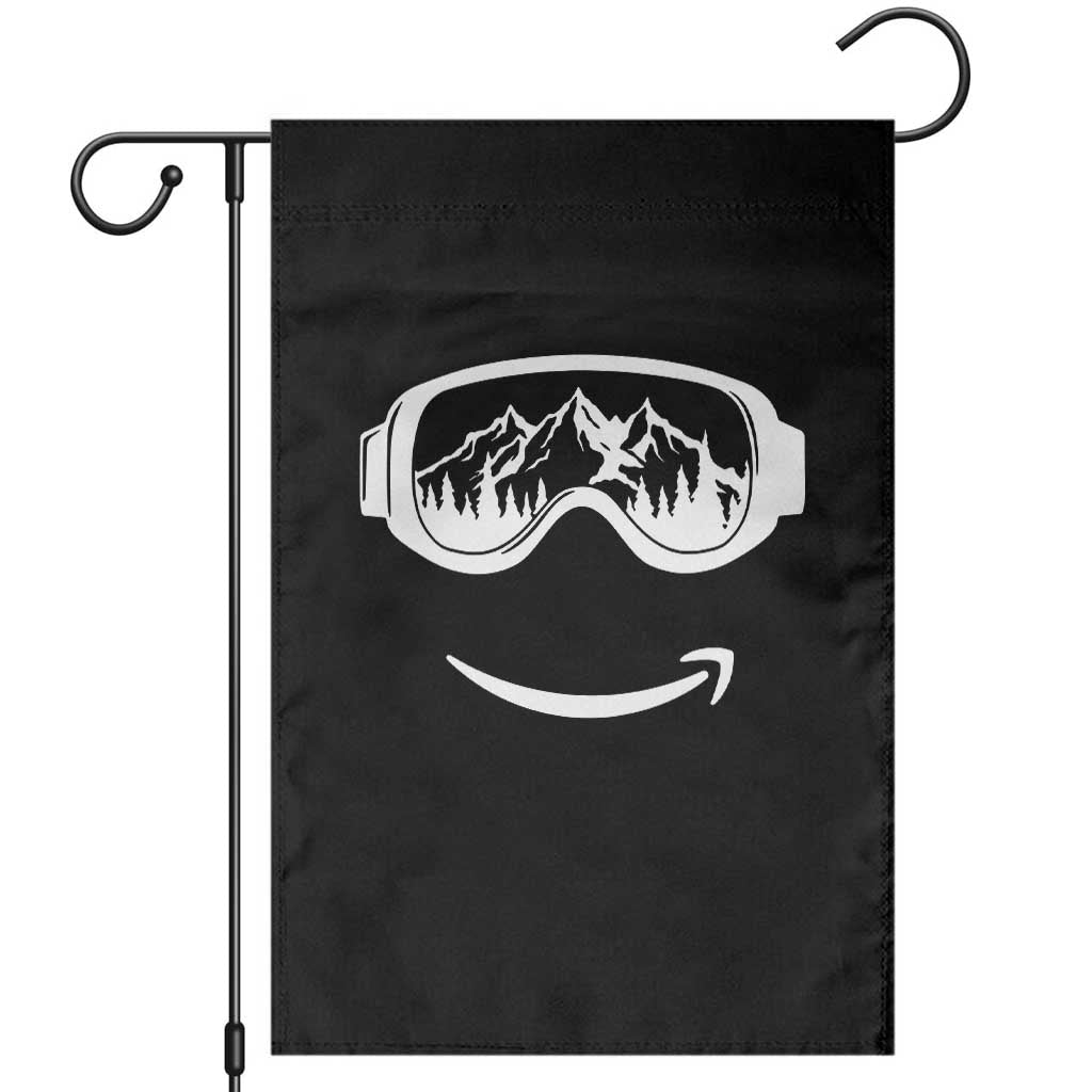 Funny Skiing Snowboard Garden Flag Snow Goggles Snow Mountain Winter Sport - Wonder Print Shop
