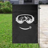 Funny Skiing Snowboard Garden Flag Snow Goggles Snow Mountain Winter Sport - Wonder Print Shop