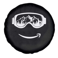 Funny Skiing Snowboard Spare Tire Cover Snow Goggles Snow Mountain Winter Sport - Wonder Print Shop