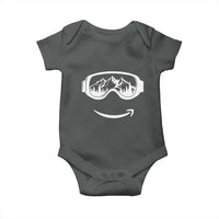 Funny Skiing Snowboard Baby Onesie Snow Goggles Snow Mountain Winter Sport - Wonder Print Shop