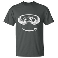 Funny Skiing Snowboard T Shirt Snow Goggles Snow Mountain Winter Sport - Wonder Print Shop