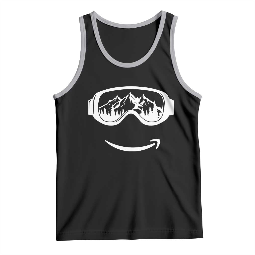 Funny Skiing Snowboard Tank Top Snow Goggles Snow Mountain Winter Sport - Wonder Print Shop