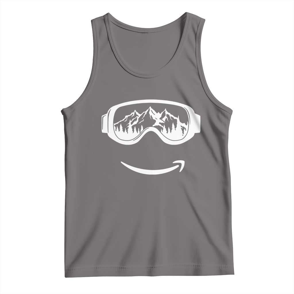 Funny Skiing Snowboard Tank Top Snow Goggles Snow Mountain Winter Sport - Wonder Print Shop