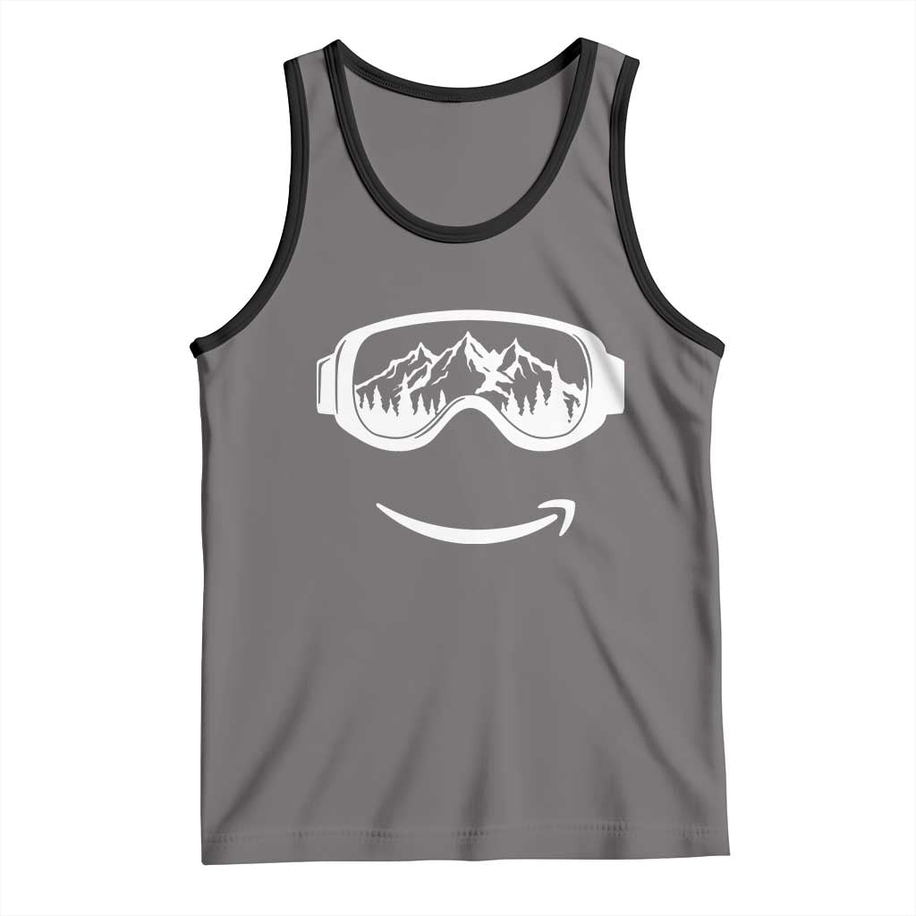 Funny Skiing Snowboard Tank Top Snow Goggles Snow Mountain Winter Sport - Wonder Print Shop