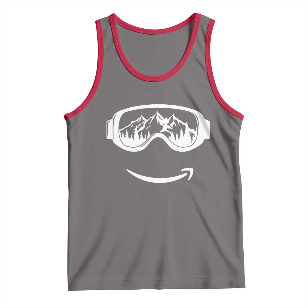 Funny Skiing Snowboard Tank Top Snow Goggles Snow Mountain Winter Sport - Wonder Print Shop