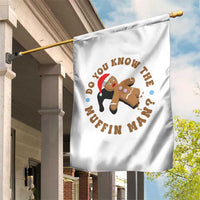 Christmas Gingerbread Garden Flag Funny Do You Know The Muffin Man - Wonder Print Shop