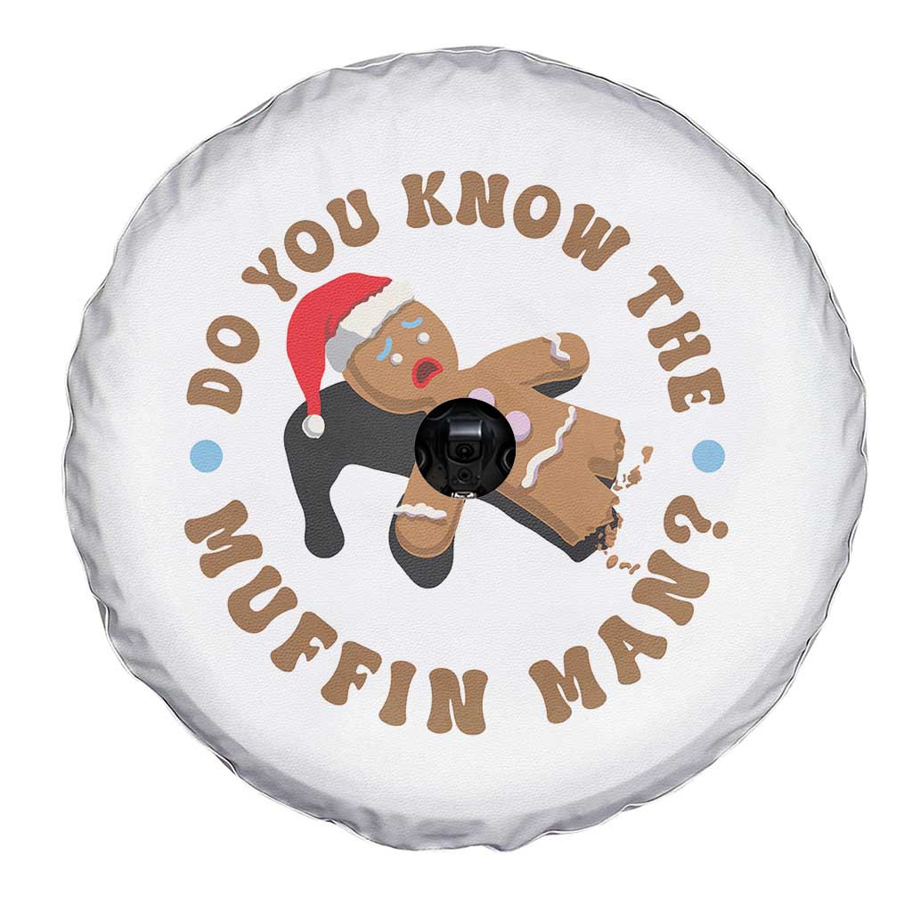 Christmas Gingerbread Spare Tire Cover Funny Do You Know The Muffin Man - Wonder Print Shop