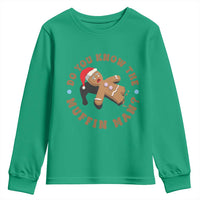 Christmas Gingerbread Youth Sweatshirt Funny Do You Know The Muffin Man - Wonder Print Shop