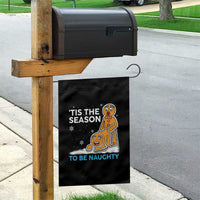Funny Tis The Season To Be Naughty Dirty Christmas Garden Flag Xmas Adult Humor - Wonder Print Shop