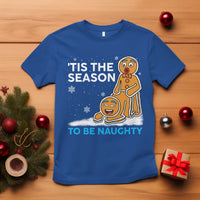 Funny Tis The Season To Be Naughty Dirty Christmas T Shirt Xmas Adult Humor - Wonder Print Shop