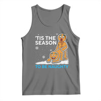 Funny Tis The Season To Be Naughty Dirty Christmas Tank Top Xmas Adult Humor - Wonder Print Shop