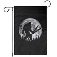 Funny Skiing Bigfoot Ski Winter Sport Moon Garden Flag - Wonder Print Shop