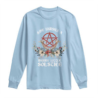 Have Yourself A Merry Little Solstice Long Sleeve Shirt Yule Pagan Christmas Pentagram