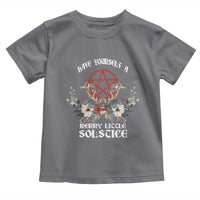 Have Yourself A Merry Little Solstice Toddler T Shirt Yule Pagan Christmas Pentagram