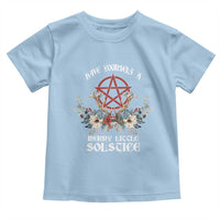 Have Yourself A Merry Little Solstice Toddler T Shirt Yule Pagan Christmas Pentagram
