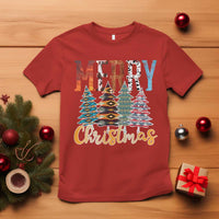Merry Christmas Native American Xmas Tree T Shirt - Wonder Print Shop