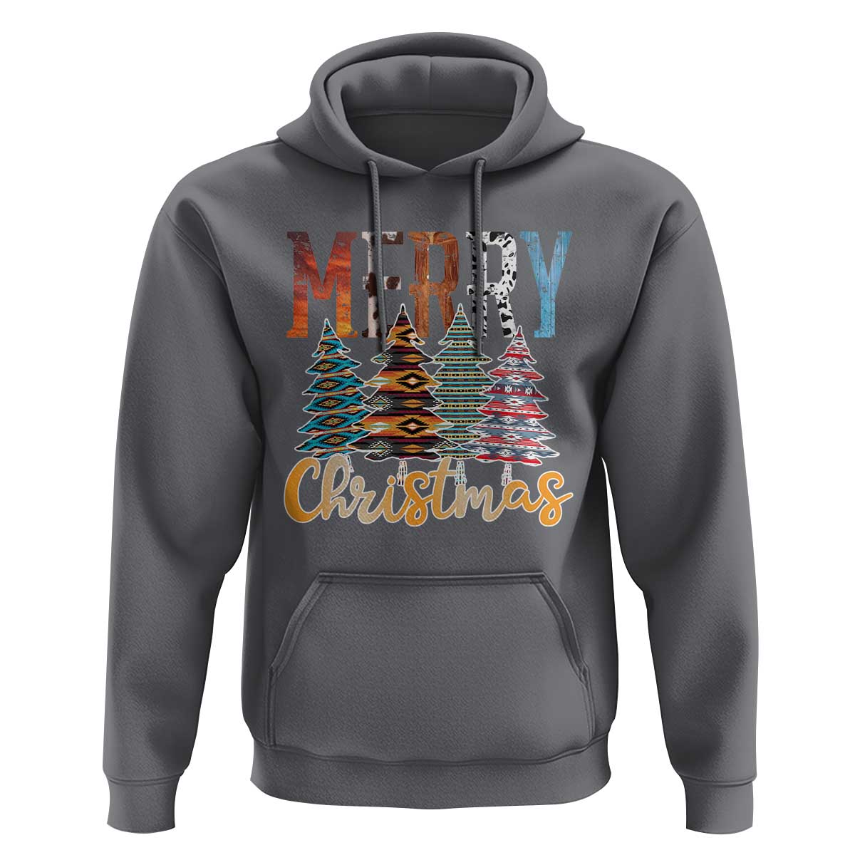 Merry Christmas Native American Xmas Tree Hoodie