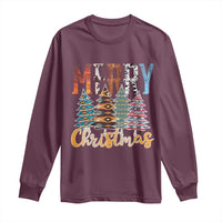 Merry Christmas Native American Xmas Tree Long Sleeve Shirt