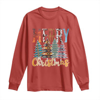 Merry Christmas Native American Xmas Tree Long Sleeve Shirt