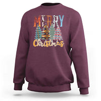 Merry Christmas Native American Xmas Tree Sweatshirt - Wonder Print Shop