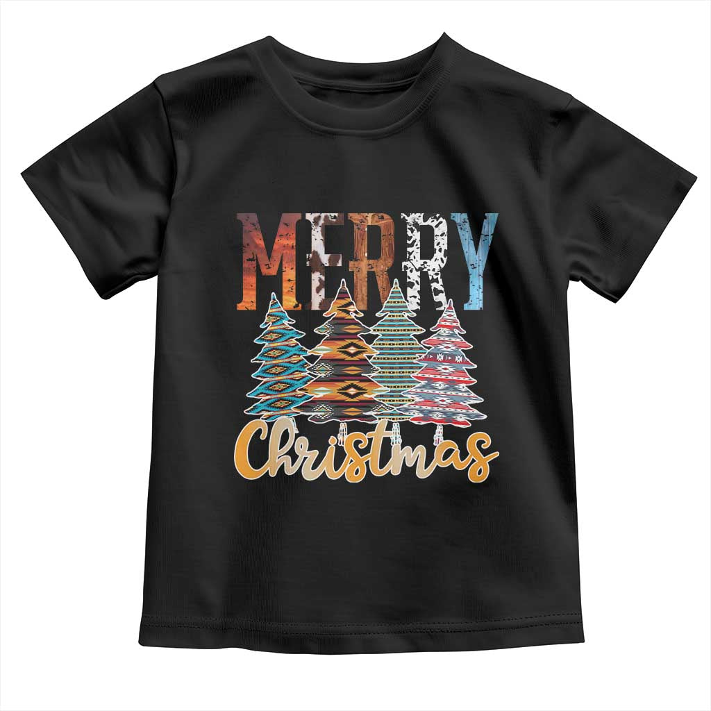 Merry Christmas Native American Xmas Tree Toddler T Shirt