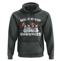 Funny Christmas Native American Hoodie Chillin' With My Snowmies Snowman Tribes