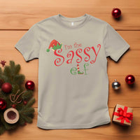 Funny Christmas Elf T Shirt I'm The Sassy Elf Family Matching - Wonder Print Shop