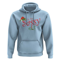 Funny Christmas Elf Hoodie I'm The Sassy Elf Family Matching