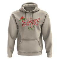 Funny Christmas Elf Hoodie I'm The Sassy Elf Family Matching