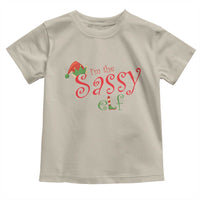 Funny Christmas Elf Toddler T Shirt I'm The Sassy Elf Family Matching