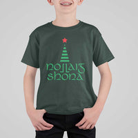Funny Irish Gaelic Christmas Nollaig Shona T Shirt For Kid Xmas Tree - Wonder Print Shop