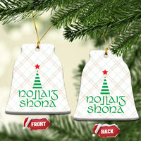 Funny Irish Gaelic Christmas Nollaig Shona Ceramic Ornament Xmas Tree - Wonder Print Shop