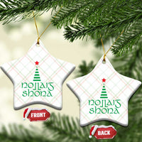 Funny Irish Gaelic Christmas Nollaig Shona Ceramic Ornament Xmas Tree - Wonder Print Shop