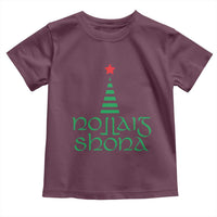Funny Irish Gaelic Christmas Nollaig Shona Toddler T Shirt Xmas Tree