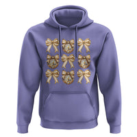 Coquette Happy New Year 2025 Gold Bow Hoodie
