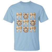 Coquette Happy New Year 2025 Gold Bow T Shirt - Wonder Print Shop