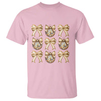 Coquette Happy New Year 2025 Gold Bow T Shirt - Wonder Print Shop