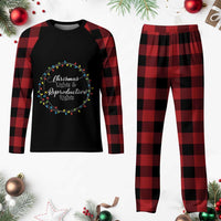 Funny Xmas Lights And Reproductive Rights Plaid Pajama Set Led Light - Wonder Print Shop