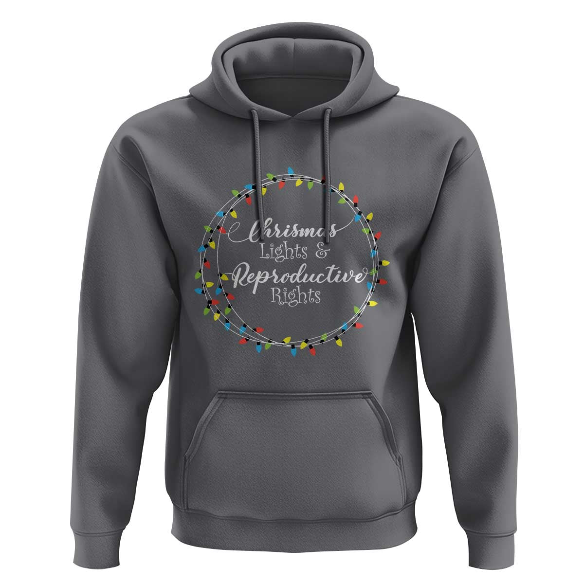 Funny Christmas Lights And Reproductive Rights Hoodie Led Light