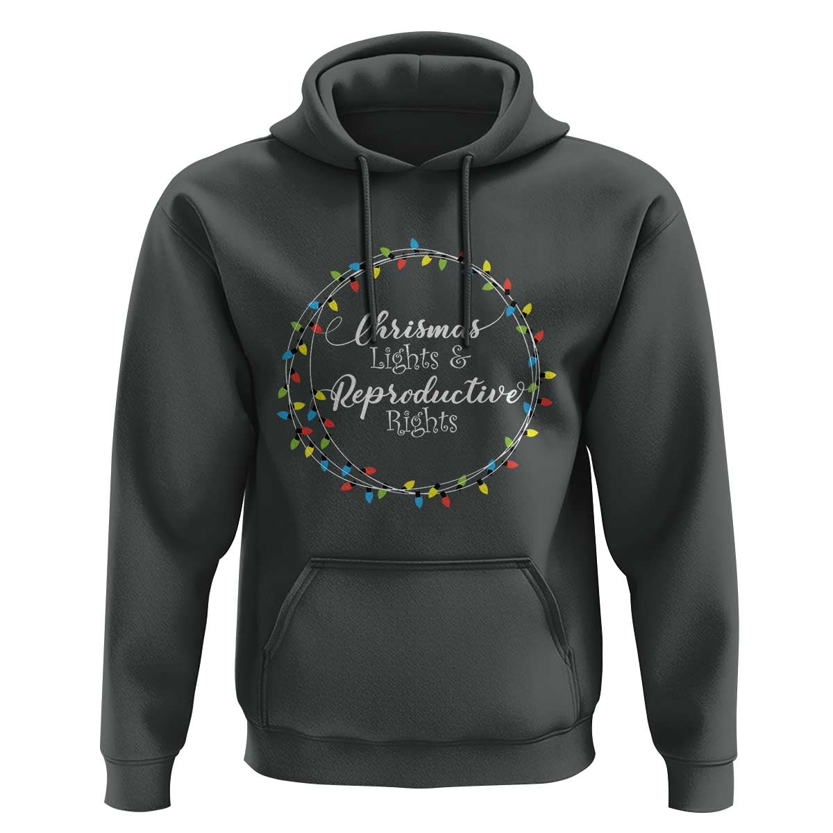 Funny Christmas Lights And Reproductive Rights Hoodie Led Light