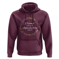 Funny Christmas Lights And Reproductive Rights Hoodie Led Light
