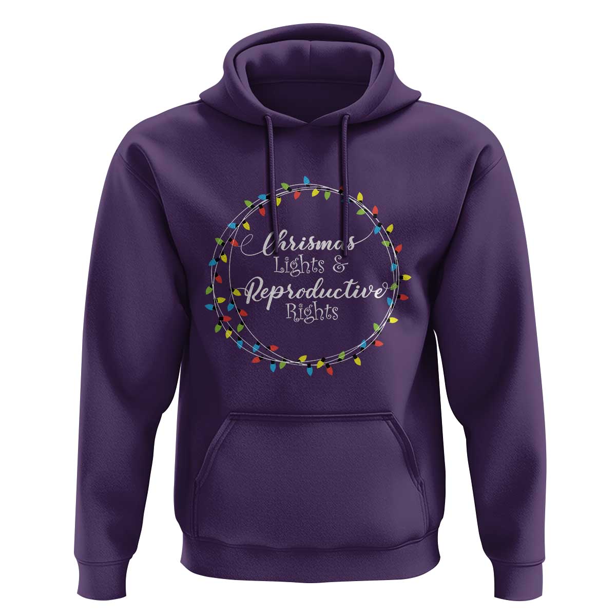 Funny Christmas Lights And Reproductive Rights Hoodie Led Light