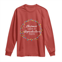 Funny Christmas Lights And Reproductive Rights Long Sleeve Shirt Led Light