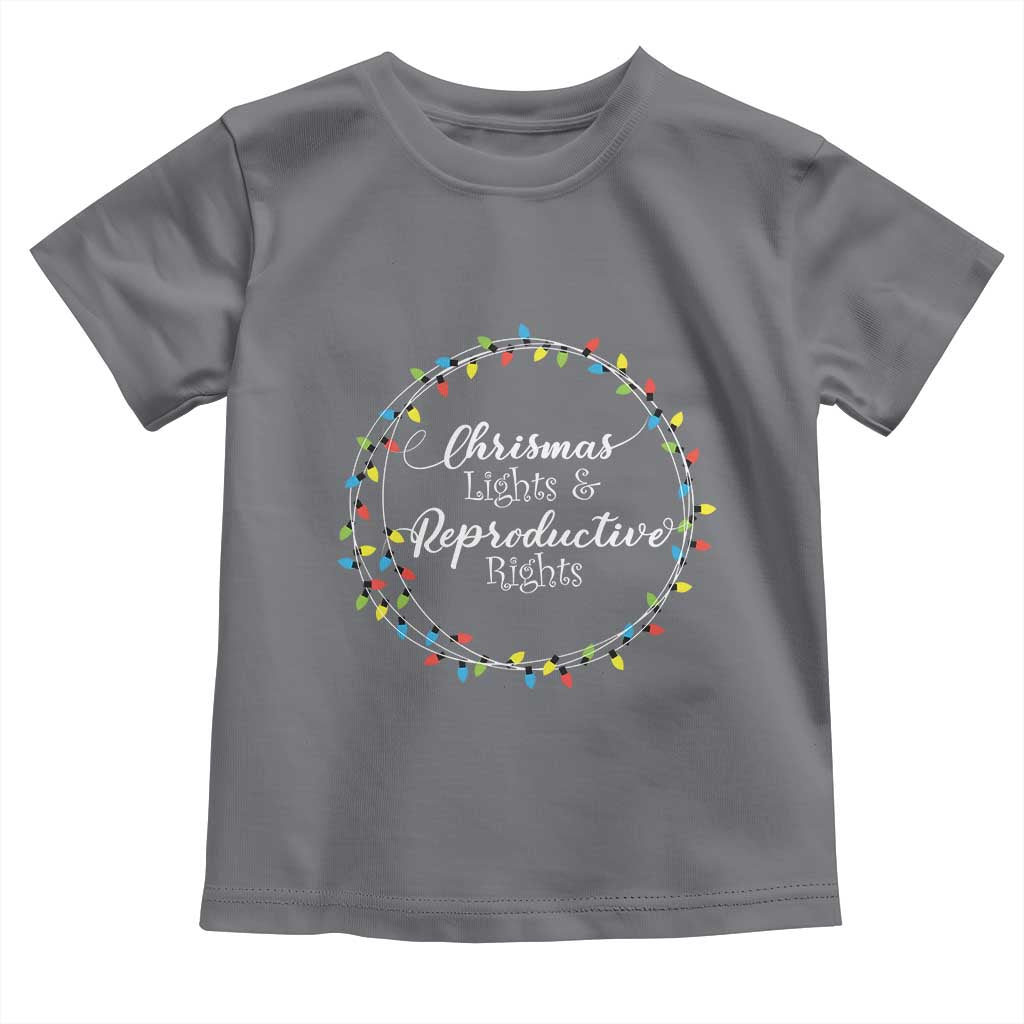 Funny Christmas Lights And Reproductive Rights Toddler T Shirt Led Light