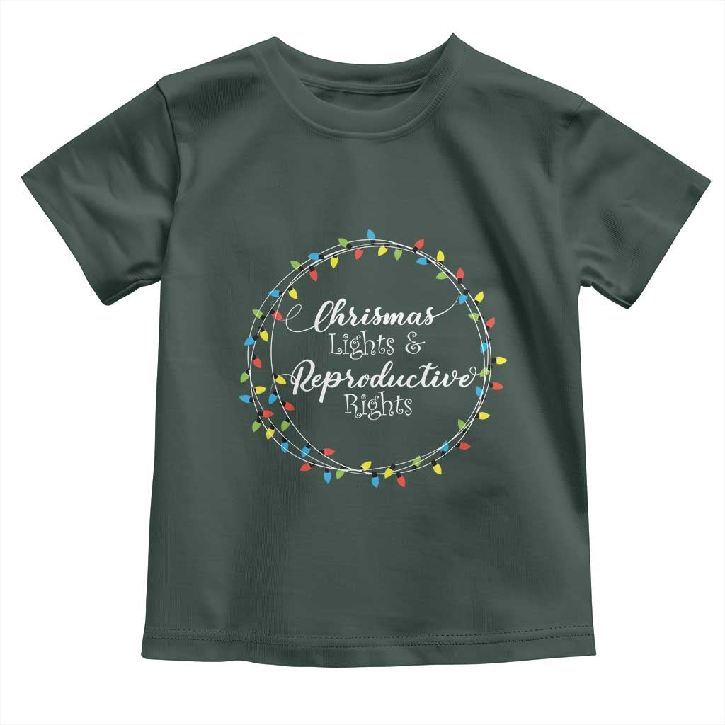 Funny Christmas Lights And Reproductive Rights Toddler T Shirt Led Light