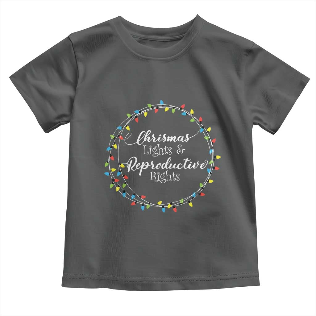 Funny Christmas Lights And Reproductive Rights Toddler T Shirt Led Light